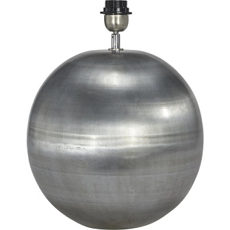 Mała lampa stołowa Globe kula srebrna 23cm